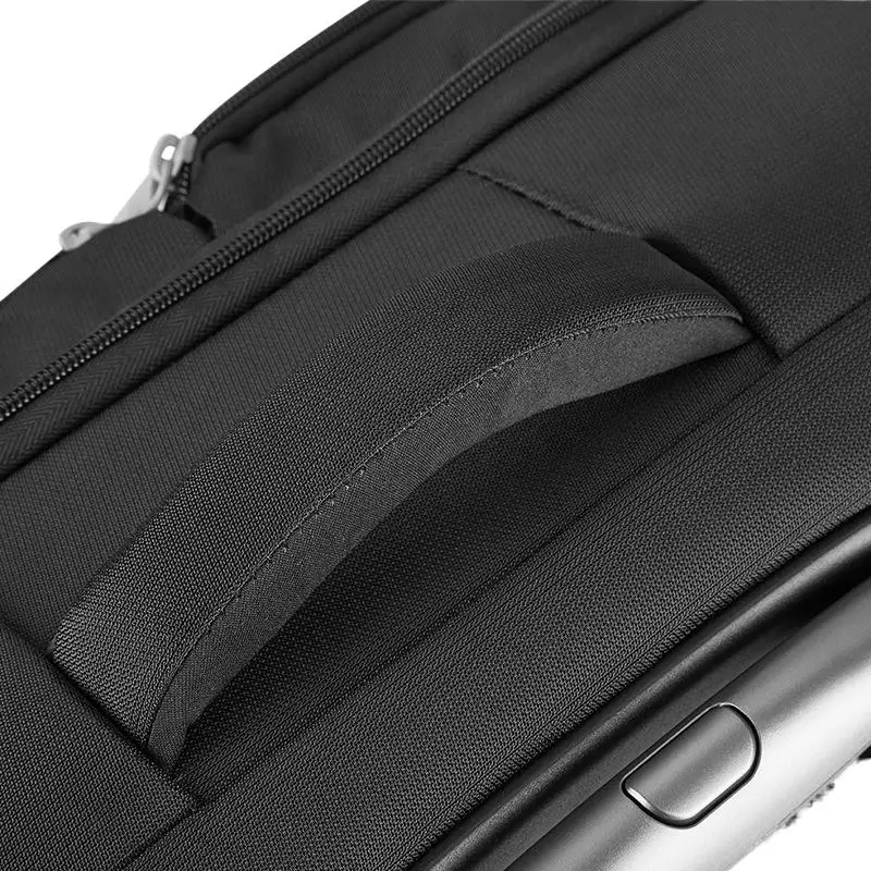 Oxford cloth suitcase trolley suitcase ultra-light one-piece multi-function pocket boarding case extra large rolling luggage
