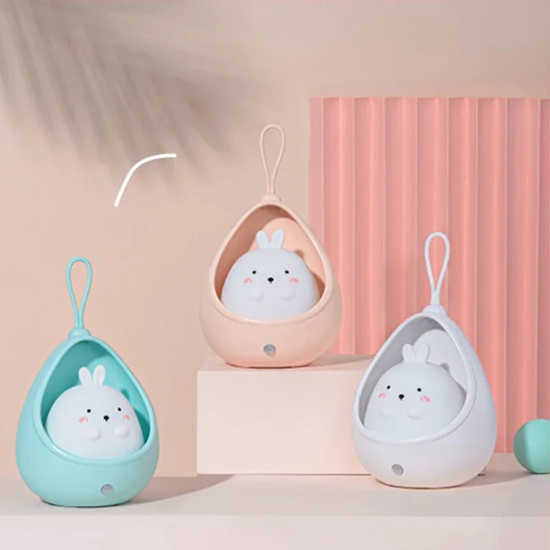 Intelligent LED Night Light - USB Rechargeable Sleep and Decoration Lamp