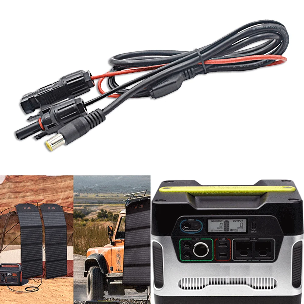 DC7909 DC8.0 Plug to Solar Connector Conversion Solar Cells Energy Storage Battery Wiring Photovoltaic System Accessories terminal connector solar panel connector cable energy storage power connector