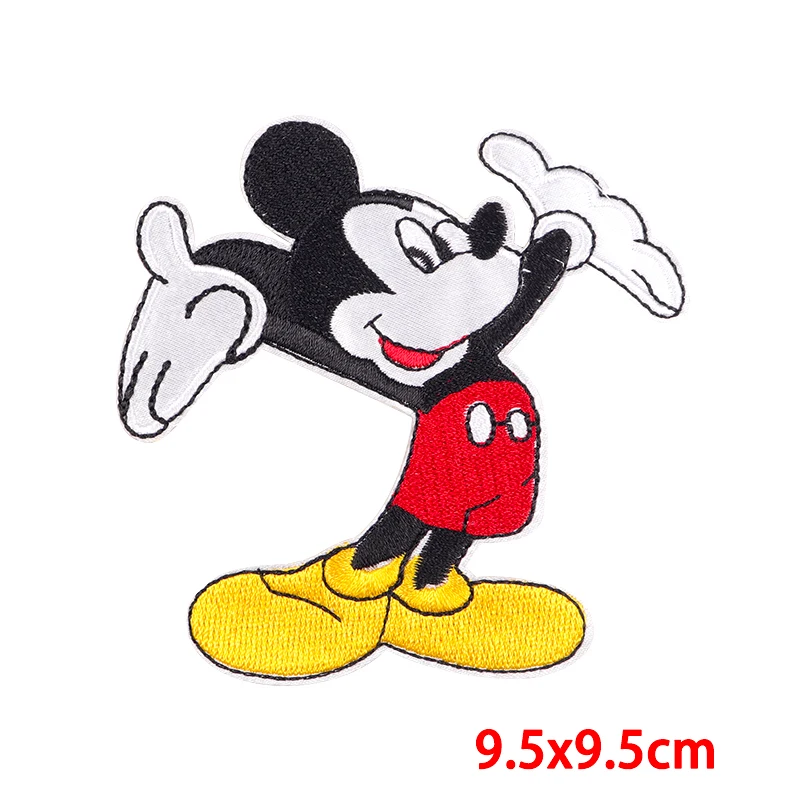 Disney Cartoon Mickey Fusible Patch Iron On Patches For Clothing