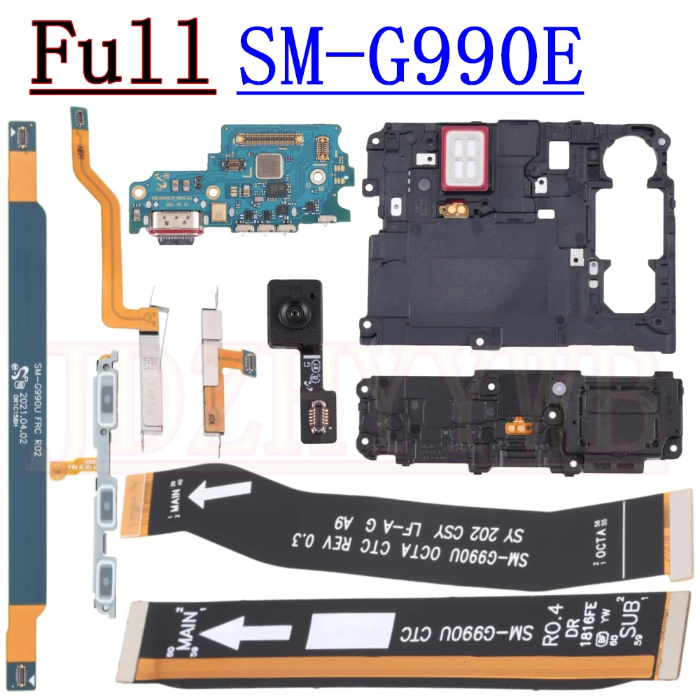 Loudspeaker & Charging Port Board with Fingerprint Sensor and LCD Flex Cable