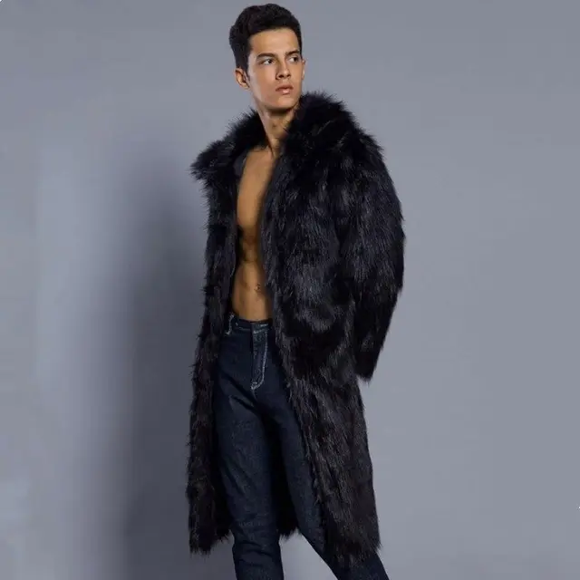 Long Faux Fur Jacket 18