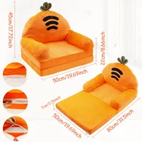 Toddler Chair Comfortable Kids Sofa Bed Foldable Toddler Couch Lightweight Baby Lounge Chair Portable Couch for 1 to 4 Years Old 6