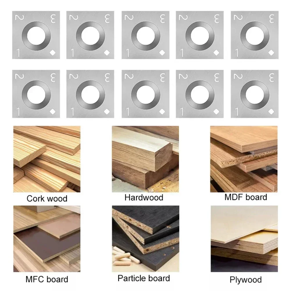 21pcs 나사가있는 카바이드 블레이드 렌치 14mm 사각형 카바이드 인서트 커터 선반 밀링 머신 용 터닝 도구 플랫 플레너