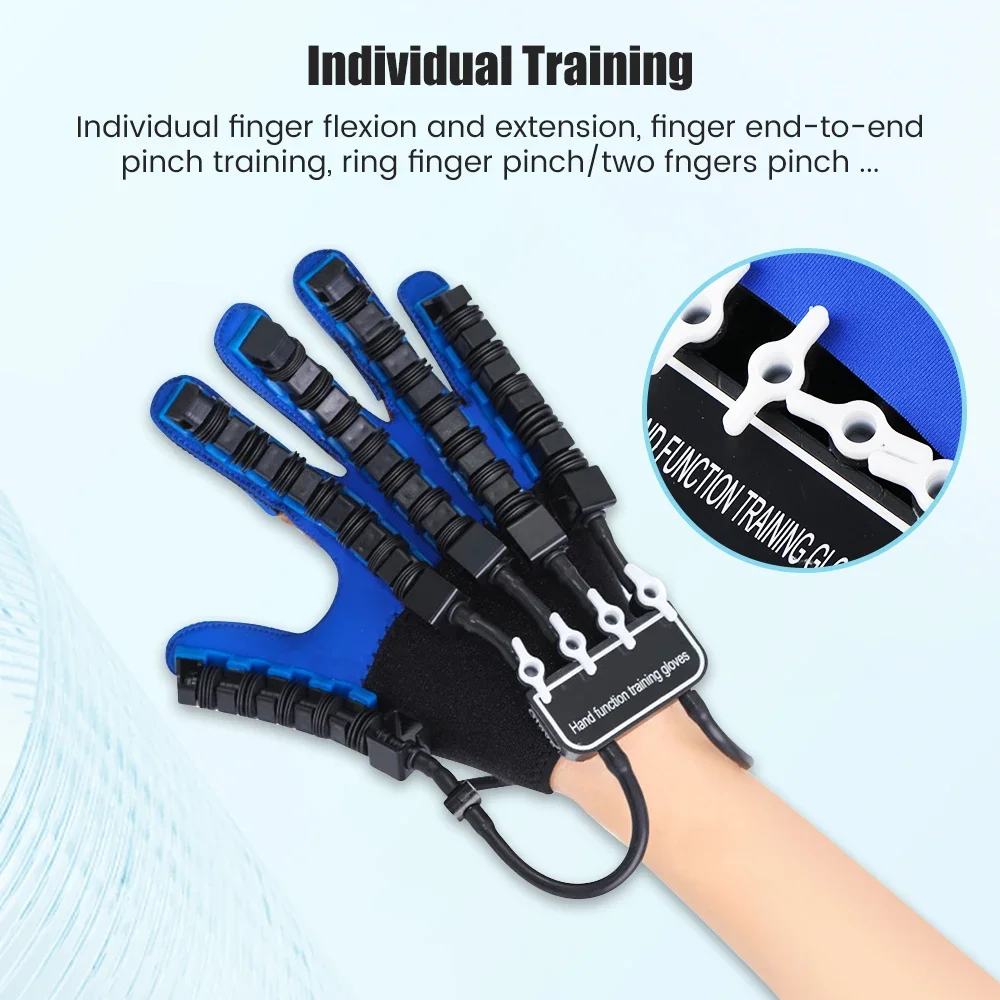 Stroke Hand Rehabilitation Robot Gloves Machine Hemiplegia Finger Rlabilation Cerebral Infarction Palsy Physiotherapy Training 5