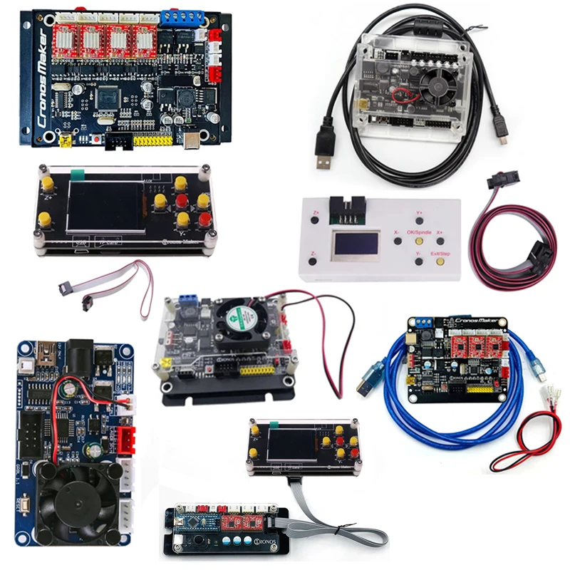 DIY Laser Engraving Machine GRBL 4-axis Control Board Offline CNC Control Board 3018PRO 1610/2418/3018 3 Axis 2 Axis Controller butcher block woodworking bench