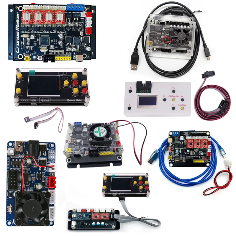 DIY Laser Engraving Machine GRBL 4-axis Control Board Offline CNC Control Board 3018PRO 1610/2418/3018 3 Axis 2 Axis Controller butcher block woodworking bench