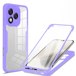 Dual - Sided ShockProof Protective Case with 360 - Degree Coverage - Honor 400 Smart (Purple)