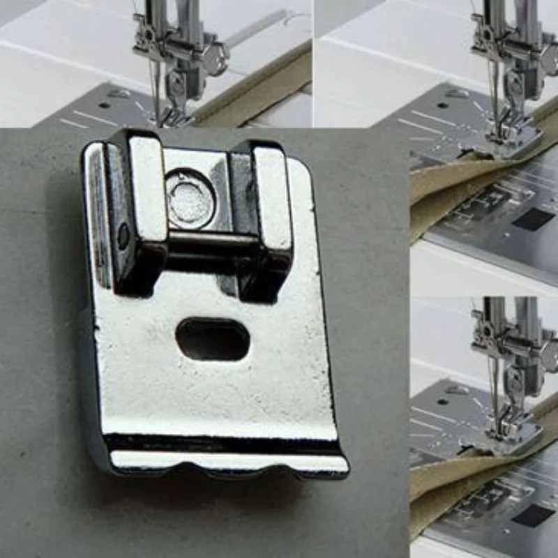 1pc Sewing Accessories Piping Presser Foot - Fits All Low Shank Snap-On Singer, Brother, Babylock, Janome 9908