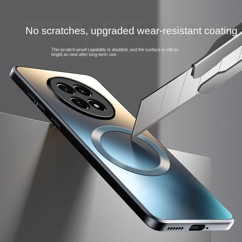 Enhanced Protective Hard Matte Case with Magnetic Wireless Charging