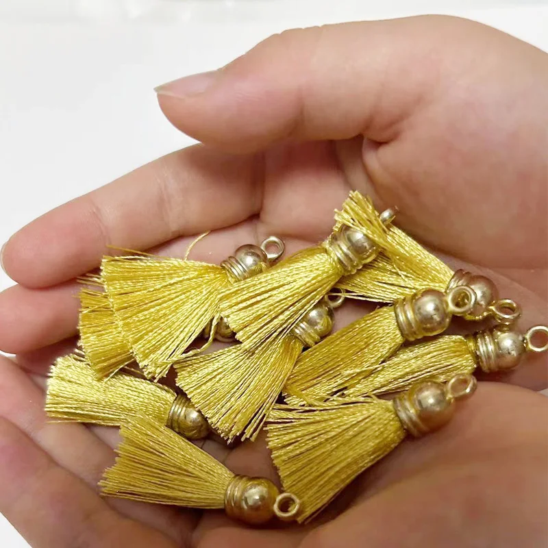30mm Key Tassels DIY Bookmark Tassels For Crafts Accessories of Furiture and Jewelry Earrings Decor 10pcs