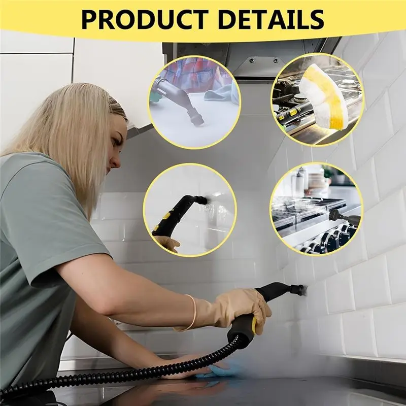 [B25B!】 Set di spazzole per ugelli per vaporizzatore per Karcher SC1 SC2 SC3 SC4 SC5, accessori di ricambio, spazzole rotonde per pulitore a vapore - immagine 5