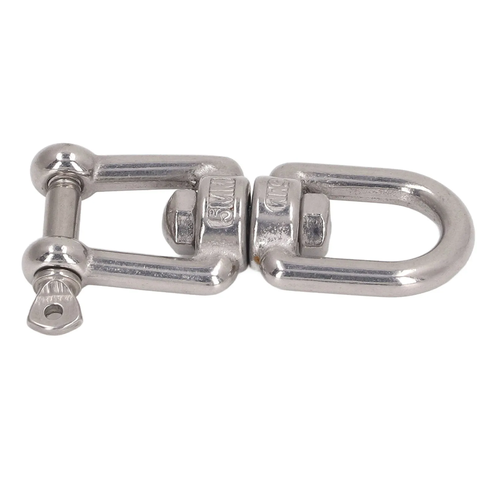 Rolling Shackle Device Sturdy Construction 304 Stainless Steel Heavy Duty Double Jaw Shackle For Yoga Chair For Climbing Rope double jaw shackle
