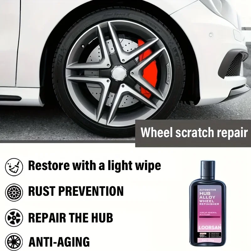 Easy-Fix Aluminum Alloy Wheel Repair Kit-Quick, No-Residue Solution for Car Wheels