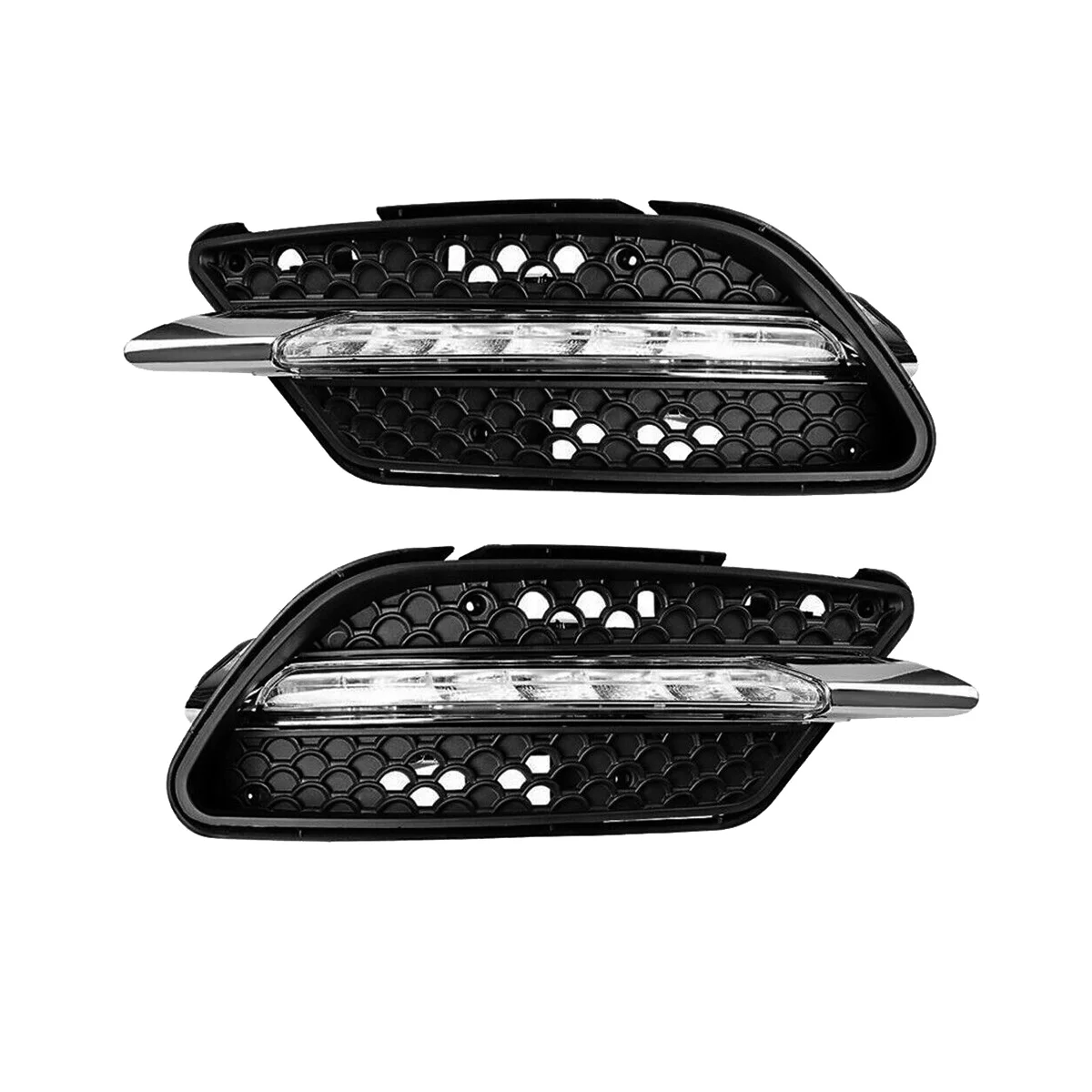 

1Pair LED Fog Lamp DRL Running Light for Benz W204 C Class C300 08-11