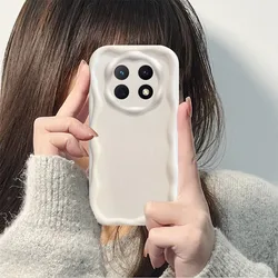 Clear TPU Wave Soft Phone Case Cover - Huawei nova 13i (NYW white)
