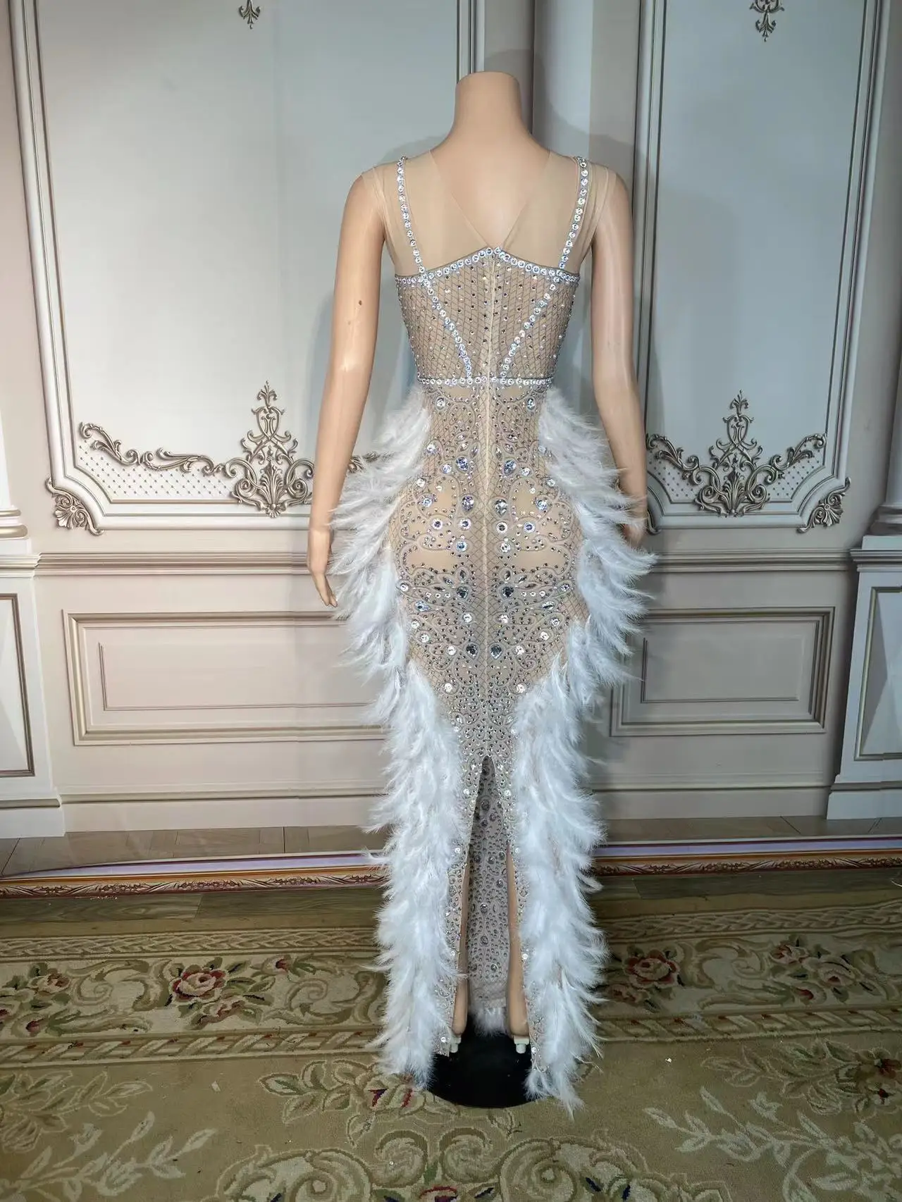 シースルー ボディコン 