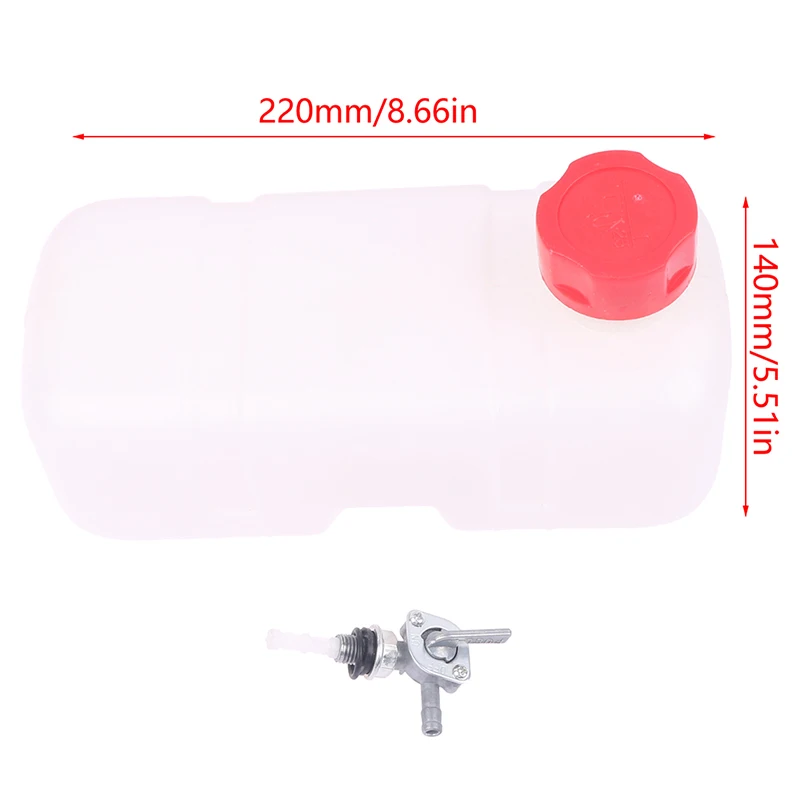 Replacement Part Plastic Fuel Tank Assembly for Chinese E43 Filter Cap Valve Cock Tap Pump Parts