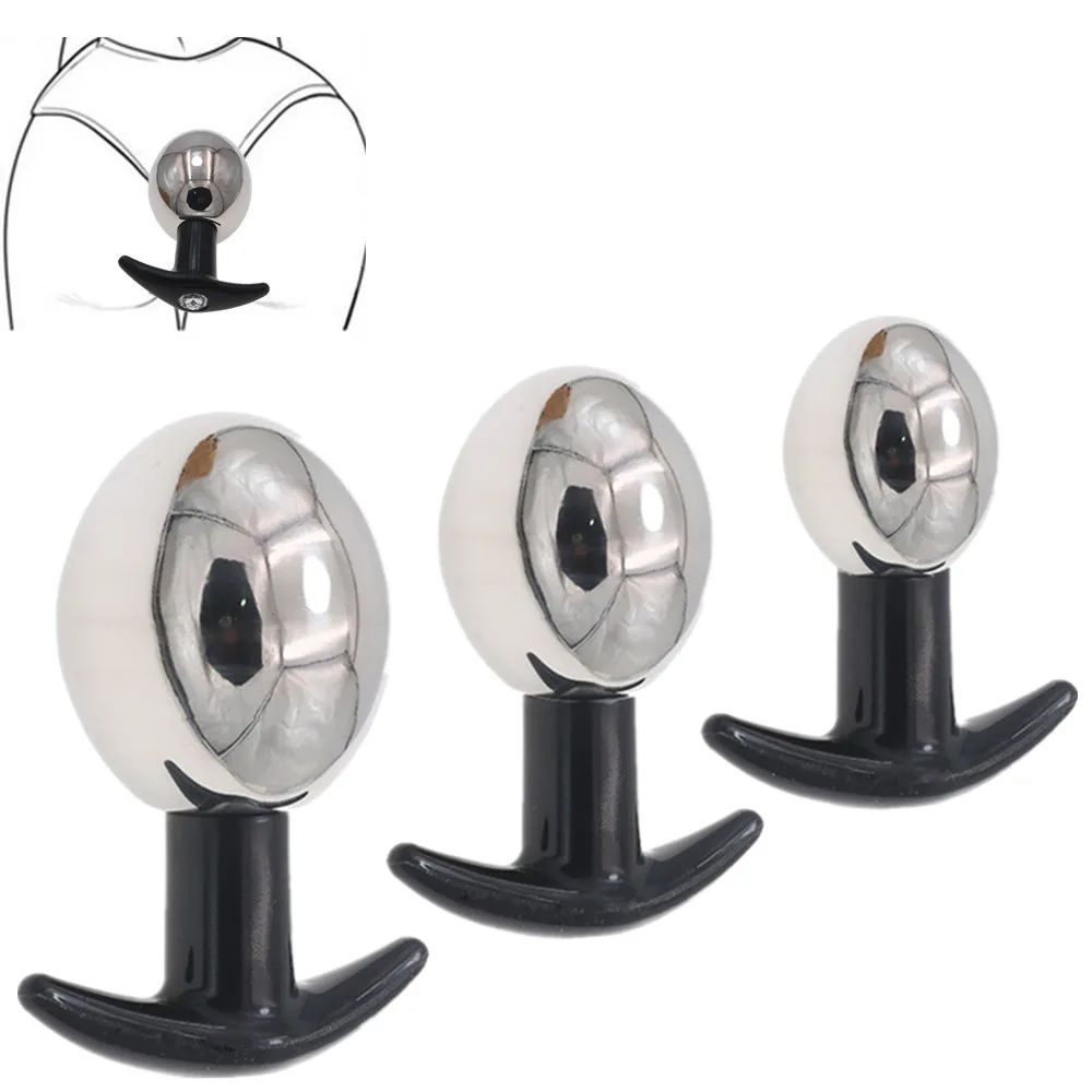Metal Butt Plug And Anal Beads Massager For Couples And Pleasure_voghion.com