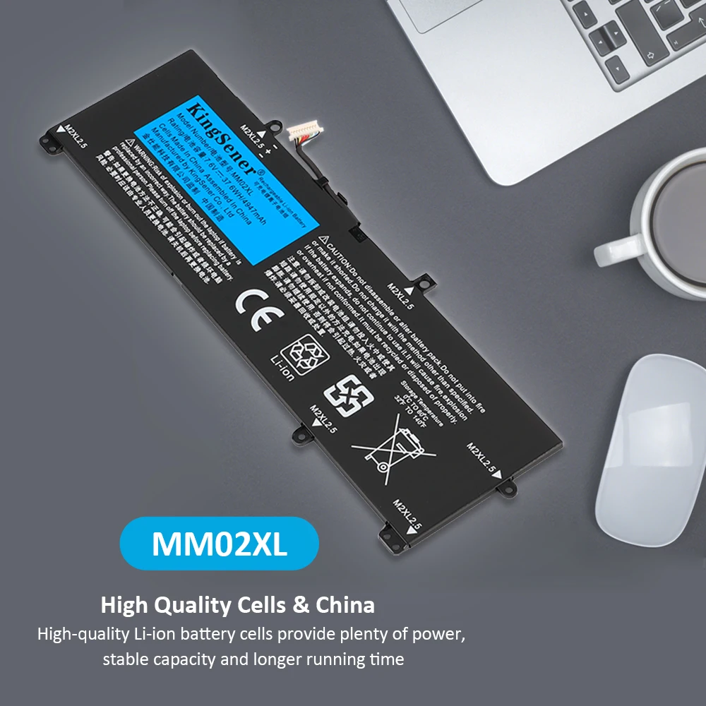 Bateria do Portátil para hp Pavilion Bateria do Portátil para 13-an000 5he66pa Série Hstnn-db8u L278681c1 Mm02037xl 7.6v 4960mah Kingsener-mm02xl - Imagem 4