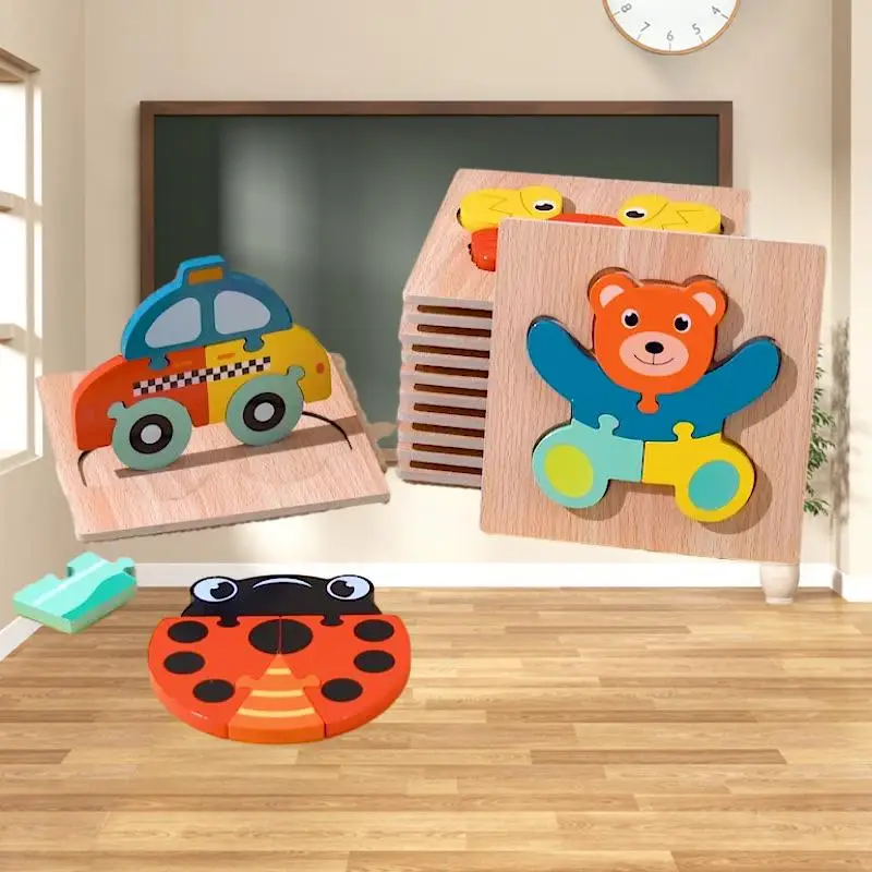 

Wooden Cognitive Building Blocks and 3D Puzzles for Early Childhood Education