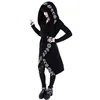 Fashion Trend Ladies Punk Moon Pattern Printing Long-sleeved Cardigan Sweater Long Style 3