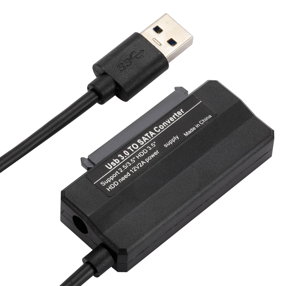 Фото Кабель-адаптер Sata к USB 3,0, кабель USB к SATA 3, поддержка 22 Pin 2,5 3,5 inche, внешний жесткий диск SSD, жесткий диск, компьютерный разъем №4