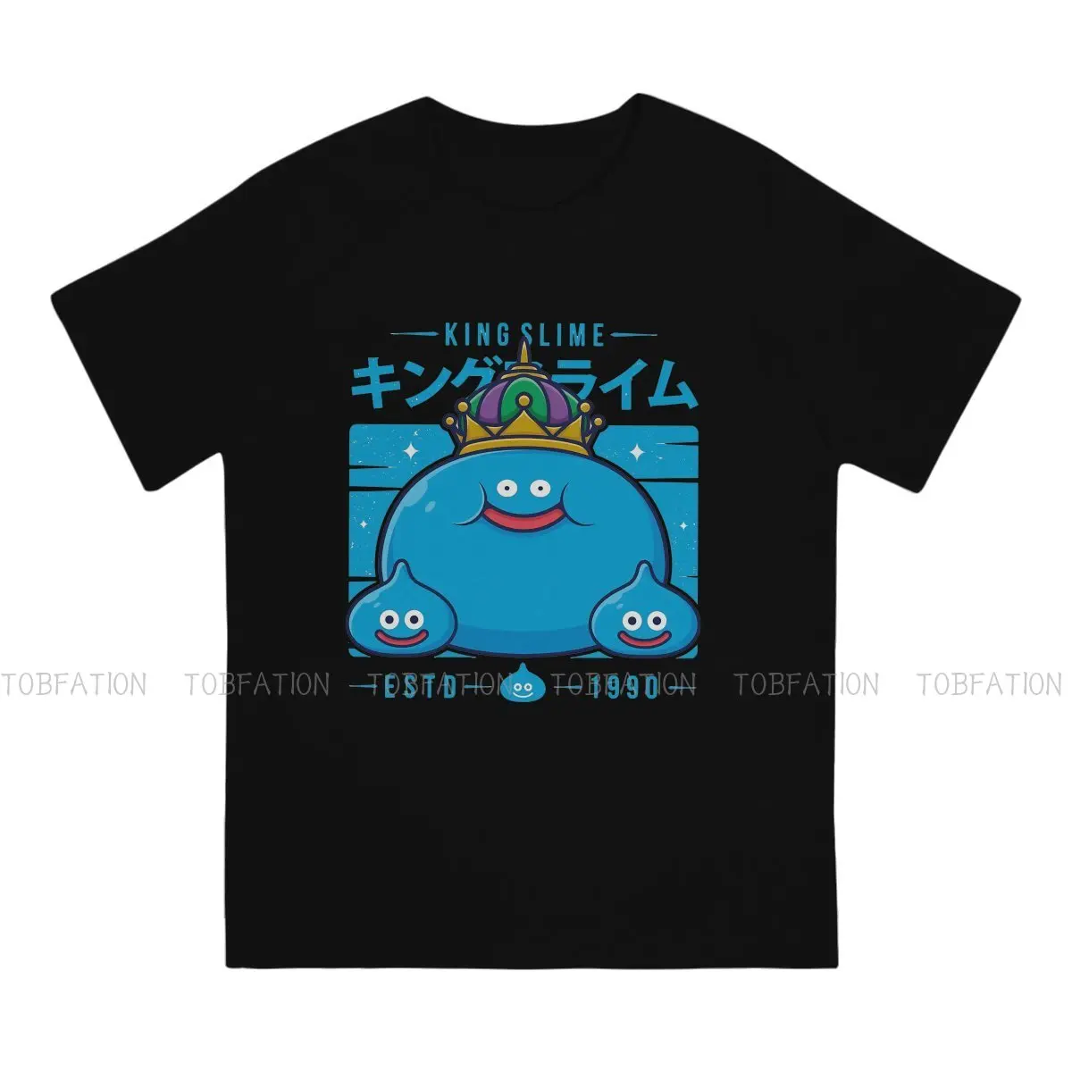 メンズドラゴンクエストTシャツ,ヴィンテージ,パンク,特大