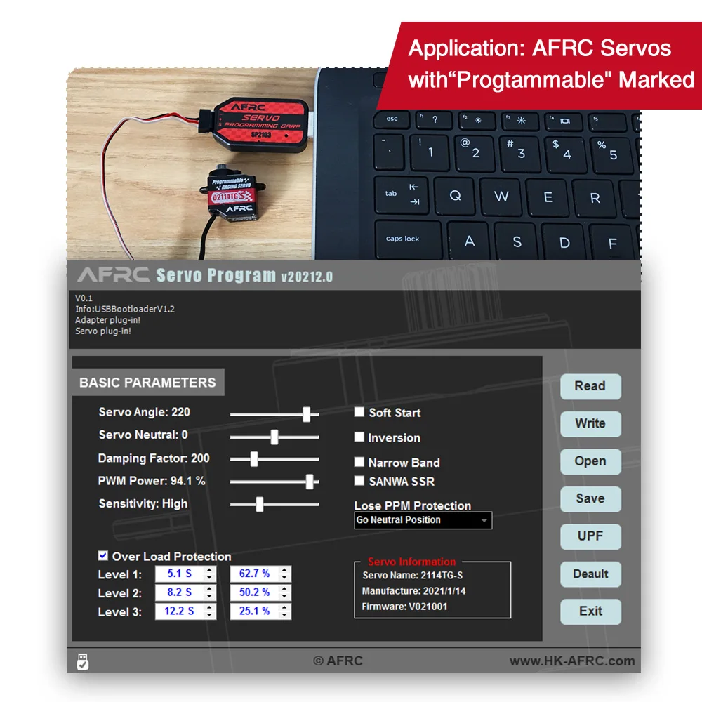 Рисунок 6 - USB программная карта AFRC SP2103