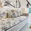 1pc accessible luxury simple corn kernel sofa cushion for all seasons, anti-scratch and anti-slip seat cushion to protect sofa, living room special cushion cover 1