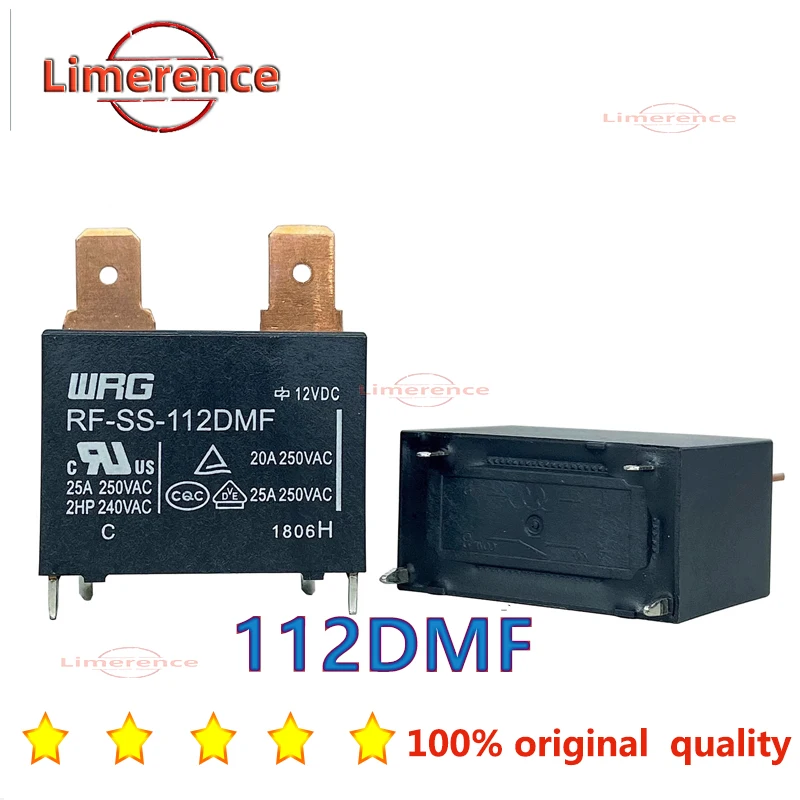 Nuovo 2 Pz/Lotto Relè Rf-Ss-112Dmf 12Vdc Rf-Ss-112 12Vdc Rf-Ss-112Dmf-12Vdc 25A 250Vac 4Pin