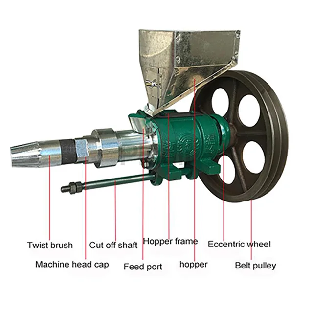 Commercial Popcorn Machine Automatic Cut Puffed Food Maker For Rice Corn Grains Multifunction Snack Machine Puffing Equipment