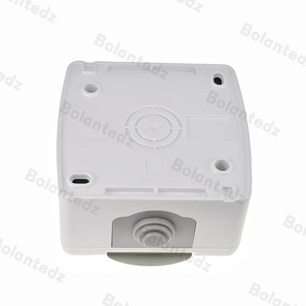 16A Surface-Mounted Single-Unit Wall Panel European Standard Two-Hole Socket Cover Waterproof And Splash-Proof