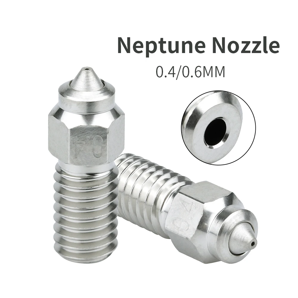 For Elegoo Neptune 4 Bimetal MY Nozzle High Temperature Printing Harden Steel Copper Plated Bimetallic MY Nozzles Neptune 4 Pro