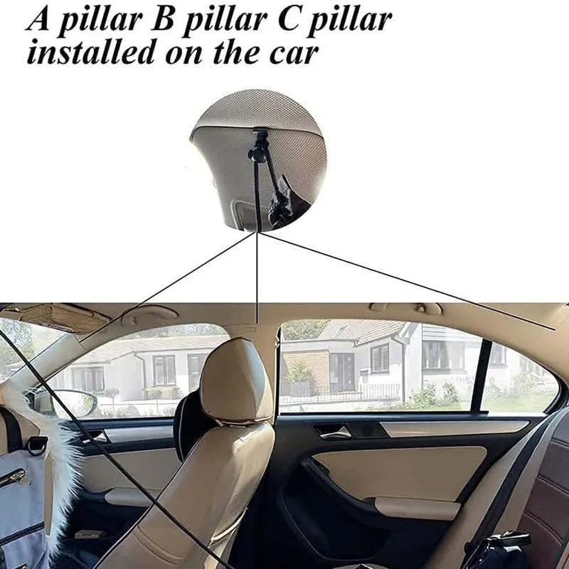 Car Divider Privacy Curtains - Car Seat Partition Curtain, Car Sun Shade  Blocking, 2pcs Universal Front Rear Seat Divider Curtain Car Window  Sunshade