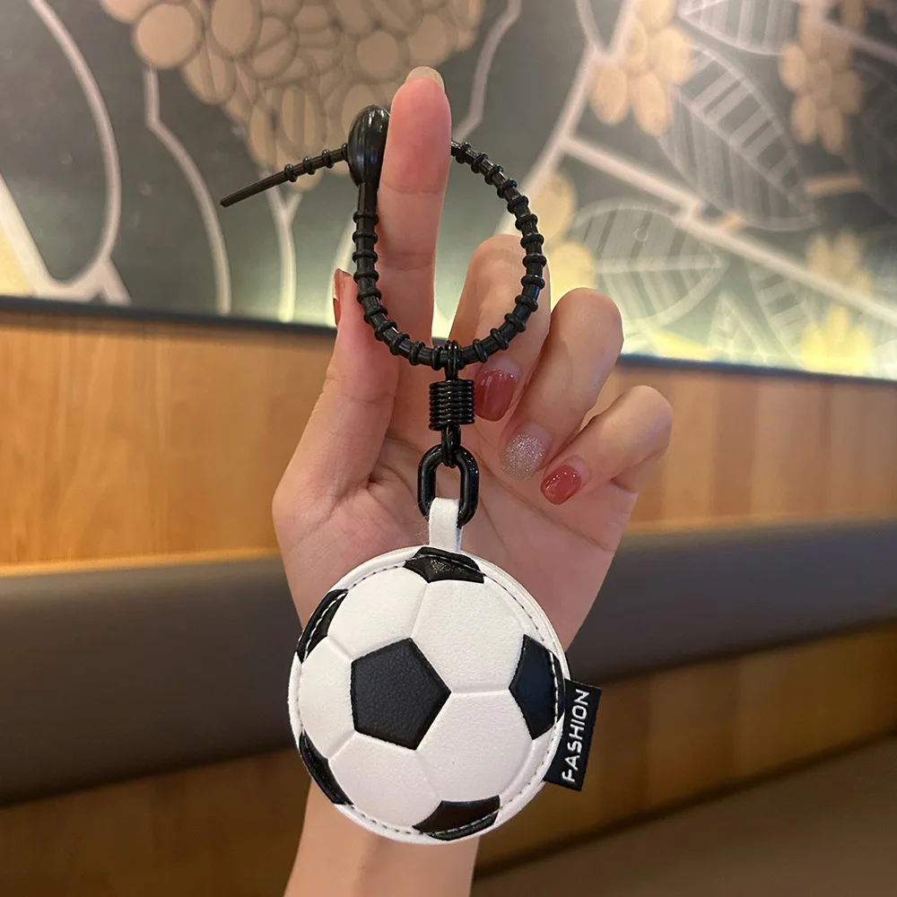 Leather Sports Keychain Pendant - Stylish Accessory