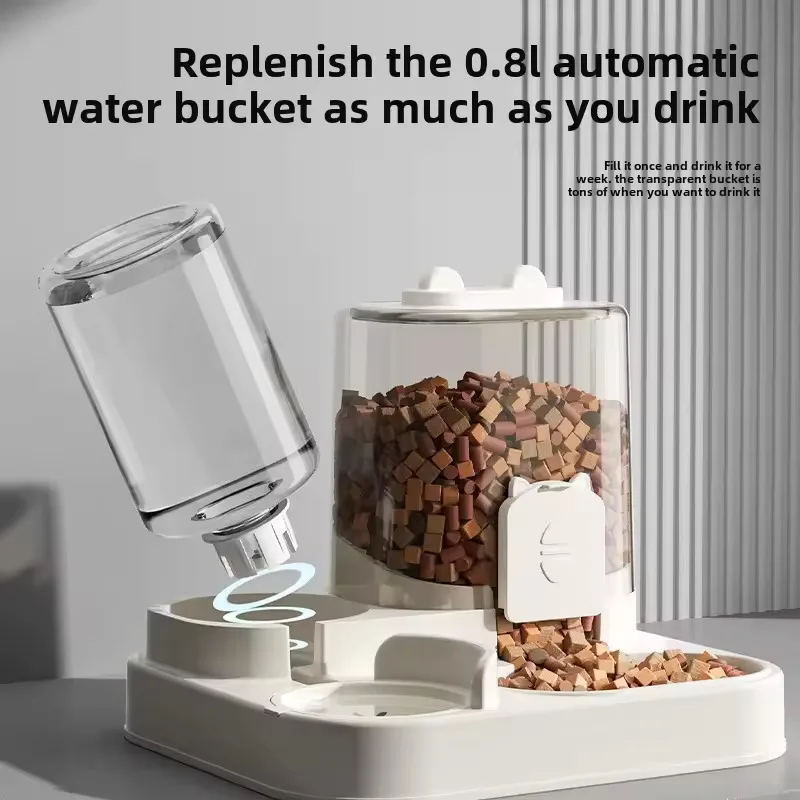 Automatic Gravity Pet Feeder Set 4