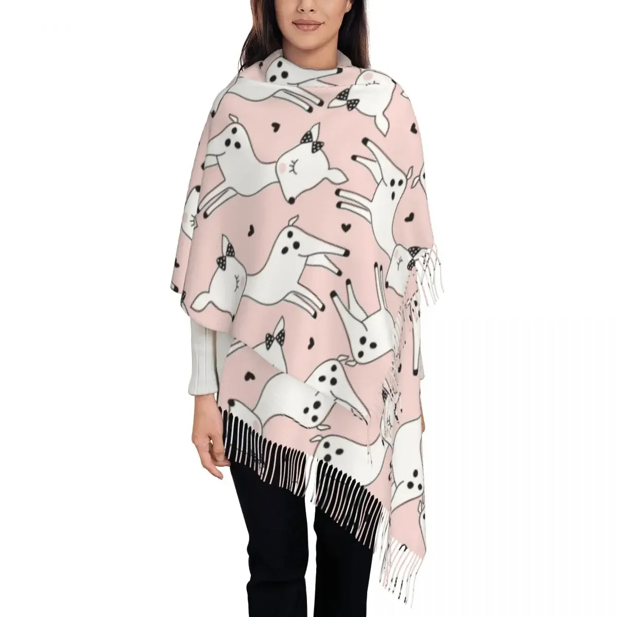 Personalized Printed Scarf Men Women Winter Warm Scarves Shawl Wrap