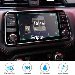 Premium Tempered Glass Car Screen Protector - GPS Navigation Display Shield (152x91mm)