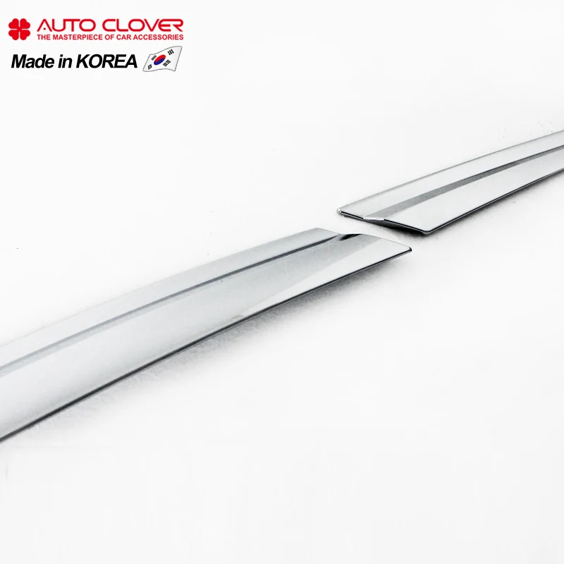 AUTO CLOVER C568 For Hyundai Sonata (LF) Chrome Window Trim Accessories Door Viso Weathershields Wind Rain Guard Shades