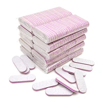 50/100/200 Pcs Strong Sandpaper Mini Professional Nail Files UV Gel Polish Remover Manicure Files Grey Sanding 100/180 DIY Tools