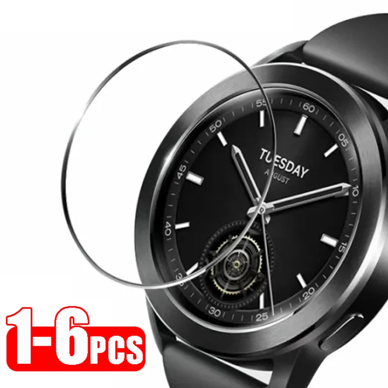 Glass Protective Film 1-6Pcs for Xiaomi Mi Watch S3 Smartwatch Anti-scratch Tempered Glass