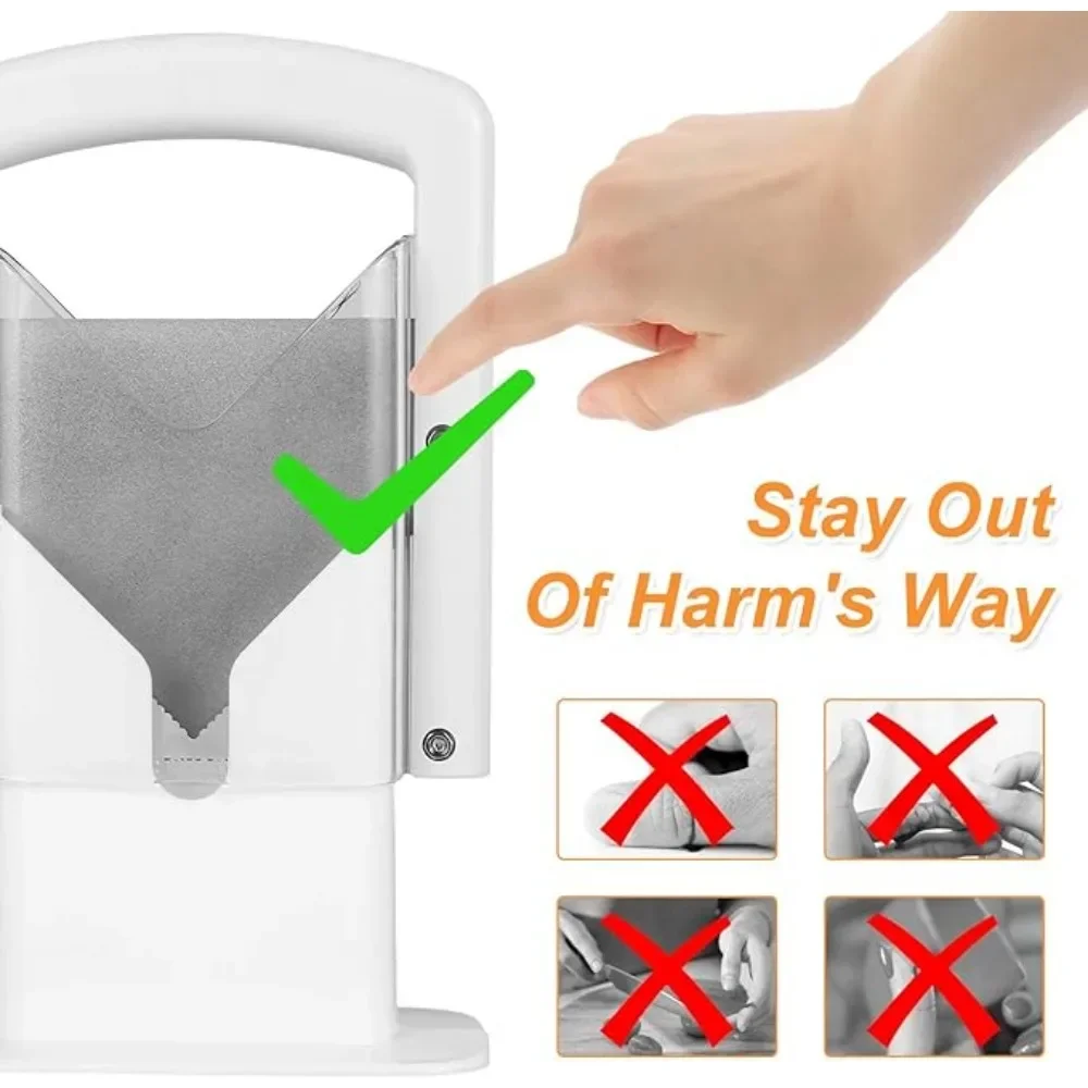 Manual Bagel Bread Stainless Steel Slicer Precision Cutter Safety Handle Kitchen Gadget Baguette Toast Muffins Slicer Tool