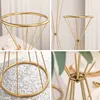 etallic Gold Flower Stand，Rustproof Centerpiece for Wedding Table, Christmas Party Decor with Metal Base, Floral Vase Holder 5