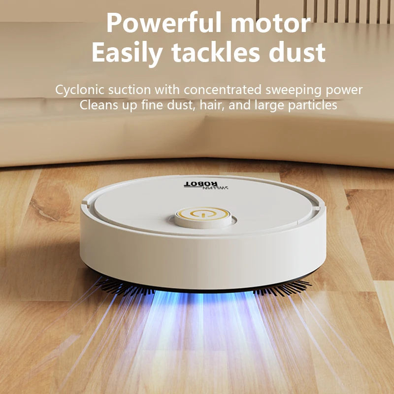 Smart Sweeping Robot Sweeping Suction Mopping 3-in-1 USB Rechargeable Vacuum Home Appliance For Floors Countertops Pet Hair - 6