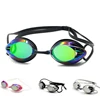 Professional Swimming Goggles Men Women Waterproof Anti-fog Cool Silver Plated Swim Glasses Comfortable Diving Pool Accessories 2