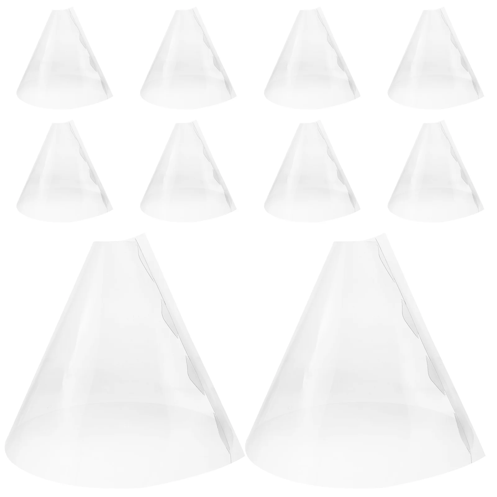 

10 Pcs Tree Covering Plant Root Protection Grass Cloth 10pcs Protectors Reusable Plants Covers Glass Convenient Plastic