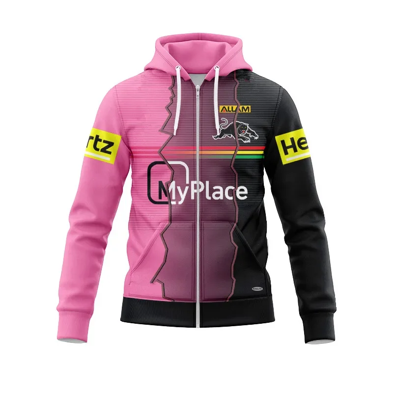 

Мужская толстовка с капюшоном на молнии PENRITH PANTHERS 2024 размер: S--5XL