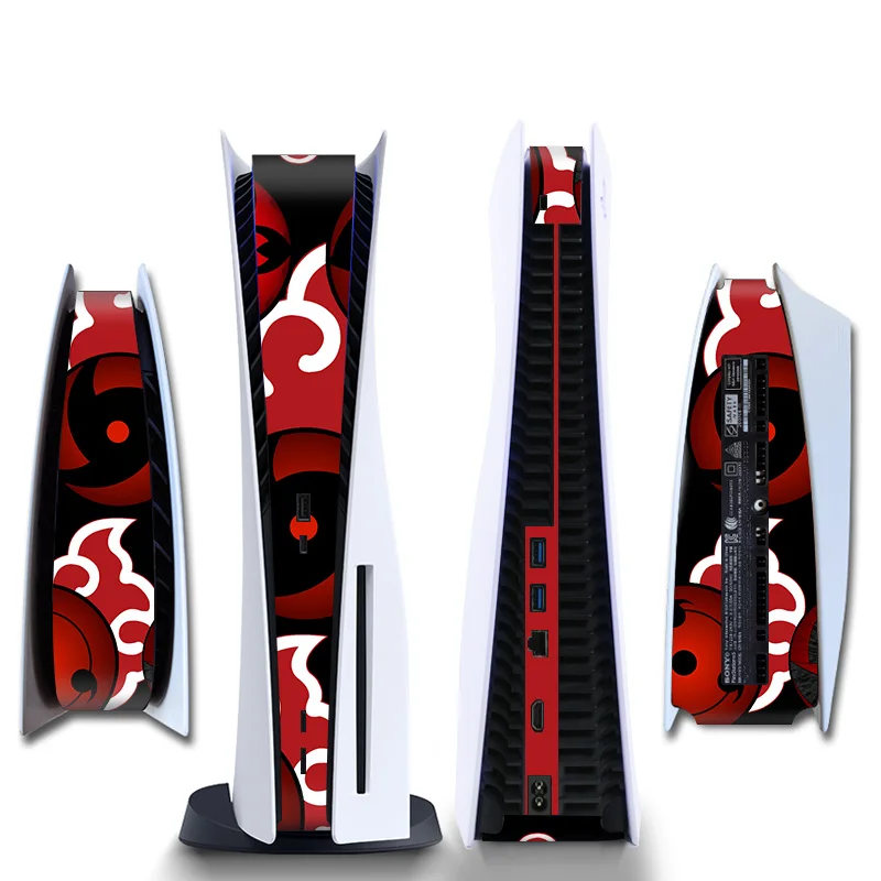 Iron Man Venom Side Sticker for Playstation 5 Digital Console Middle Part PS5 Host LED Lightbar Skin Sticker Decal Vinyl 