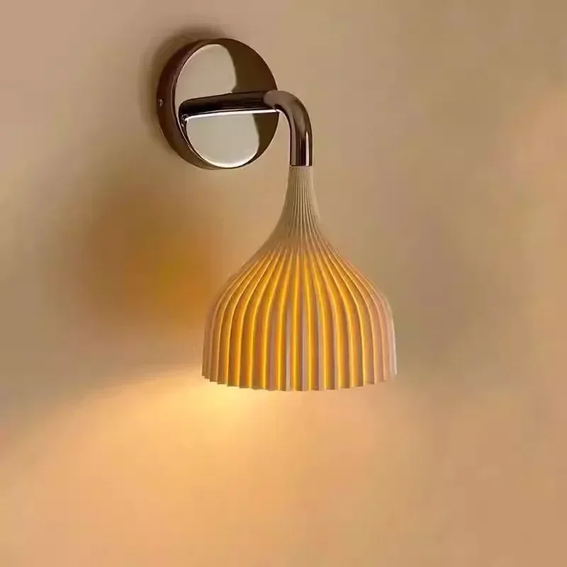 Minimalist Glass Wall Light Simple Modern LED Wall Lamps Bedside Living Room Background Home Decor Light Fixtures